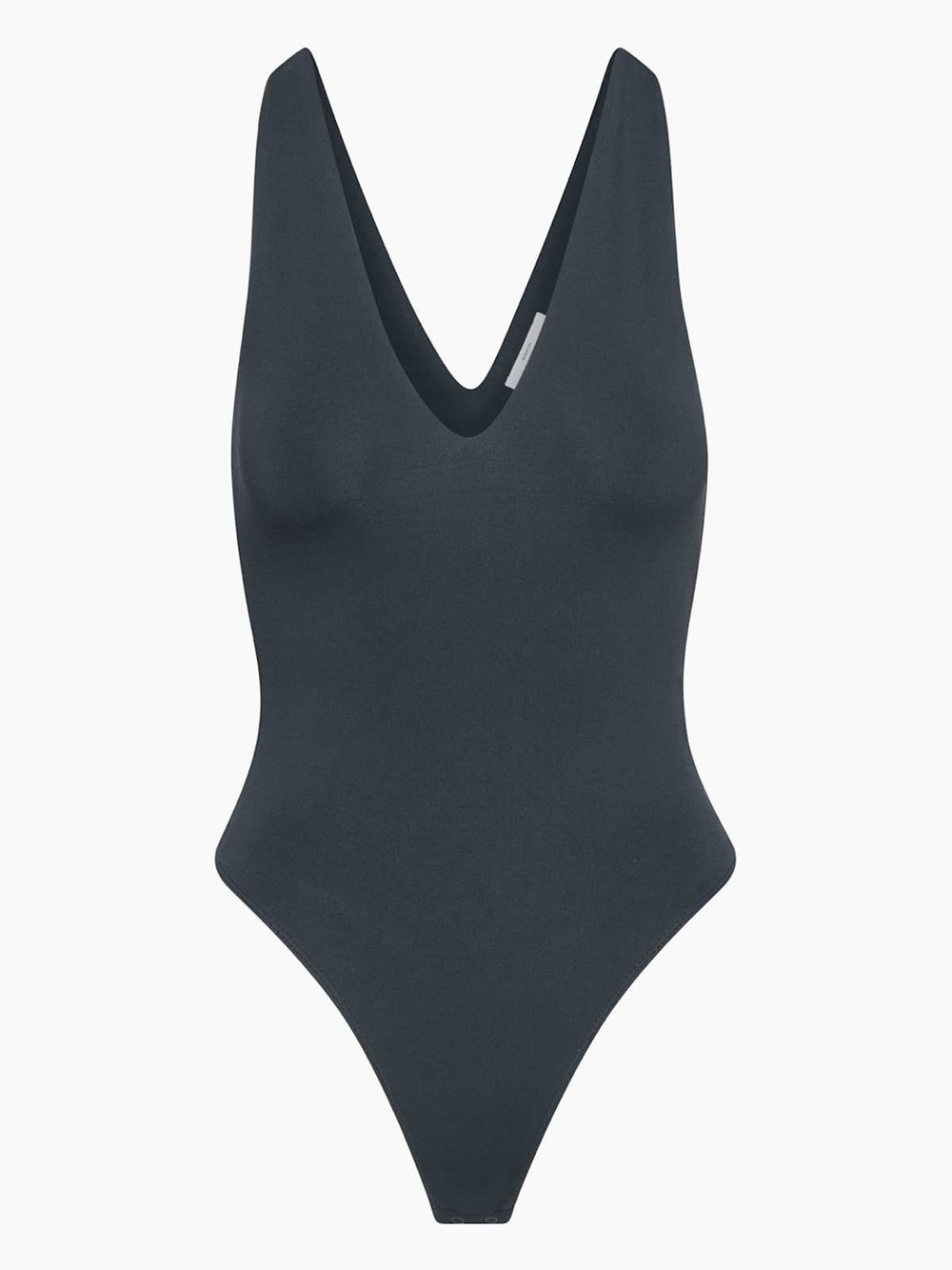 Babaton Contour V-Neck Bodysuit Grey Size S